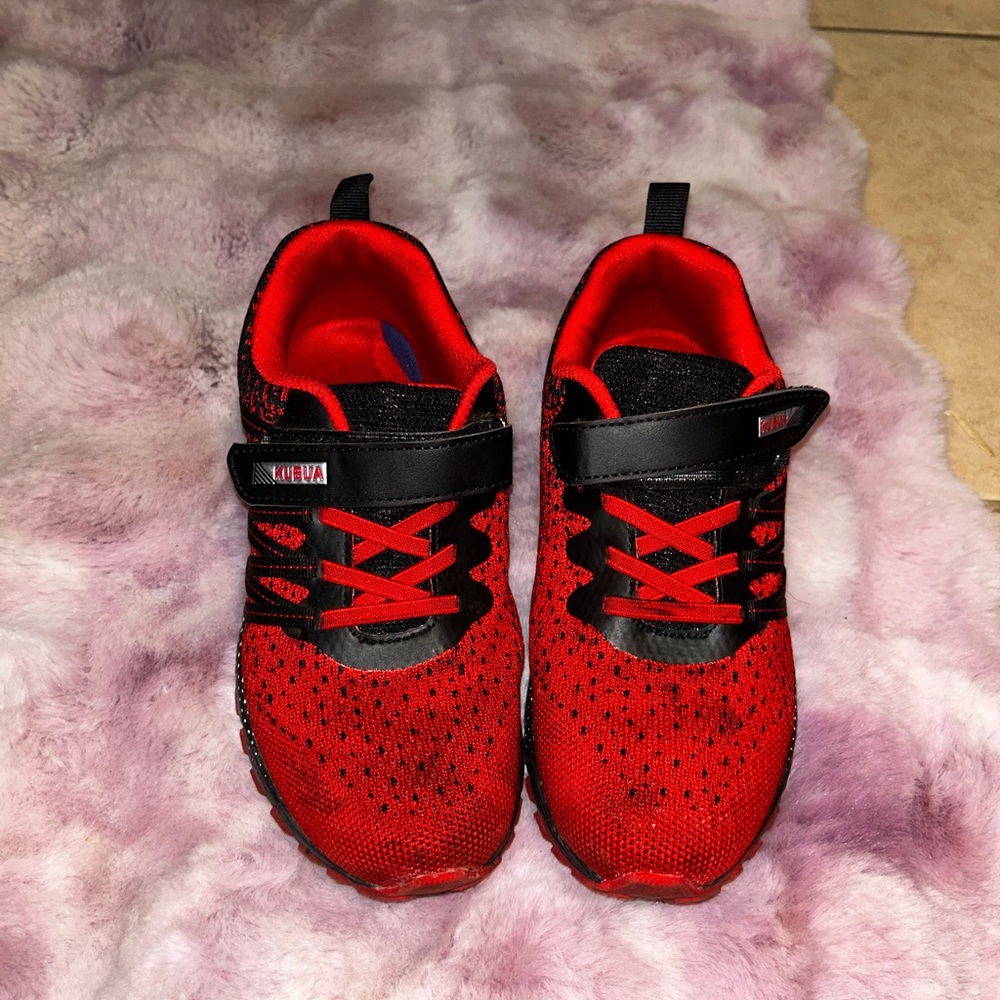Red and Black Sneakers
